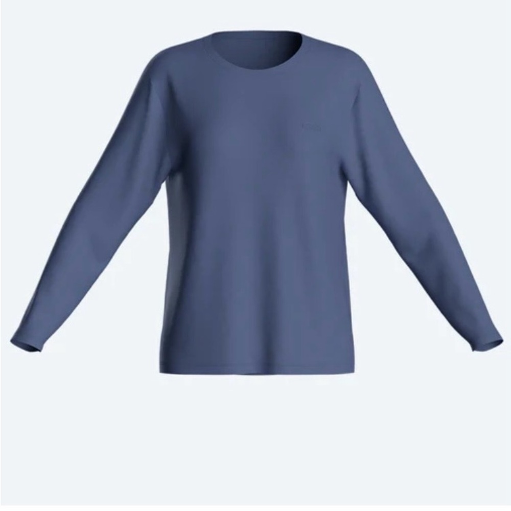 Woxer Blue Long‎ Sleeve Pajama Top